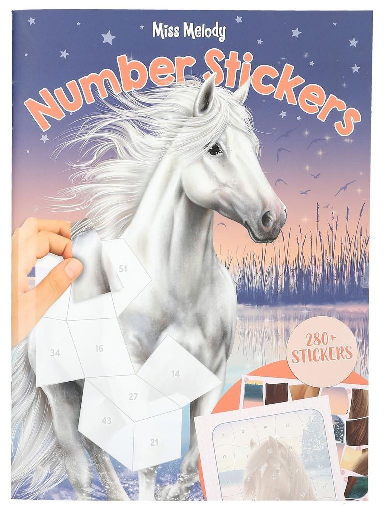 Numéro de Miss Melody Stickers Stickerboek Image du produit 