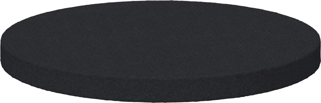 vidaXL Möbelgleiter 2 pcs Schwarz Ø 30 x 2 mm EVA