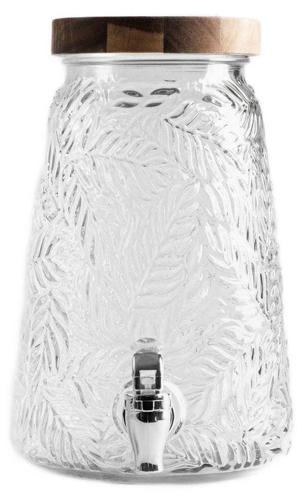 HOMLA REMO nádoba s kohoutkem a dřevěným víkem 3,5 l Obrázek produktu 