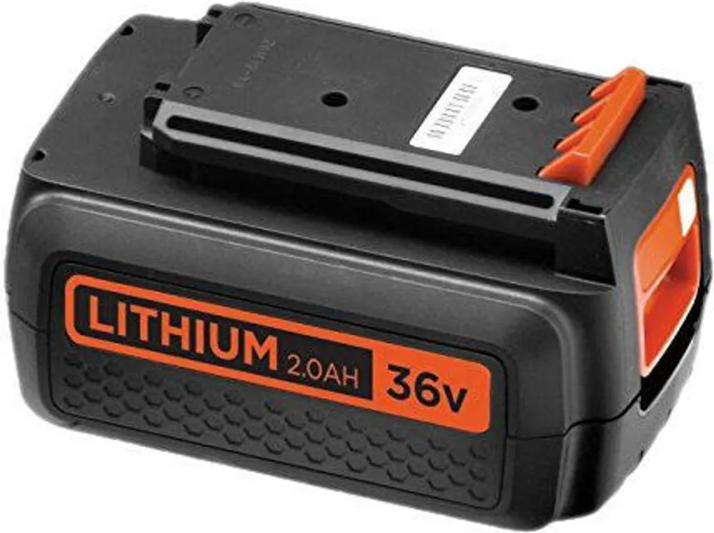 Batterie pour tondeuse et taille-haie Black & Decker 36V 2,0Ah BL20362-XJ
