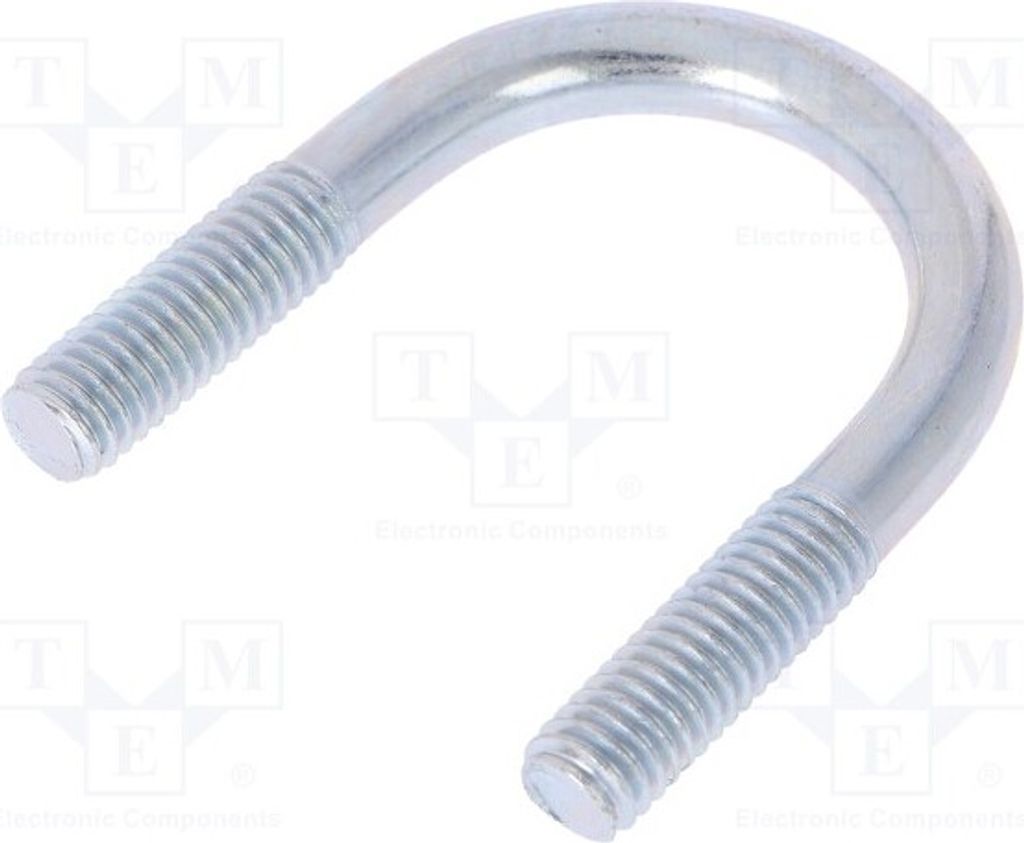 1x Bügelschelle 1 Zink B L. Gewinde: 16mm B.innen: 23mm CB.6..23..40 Schraubenbo