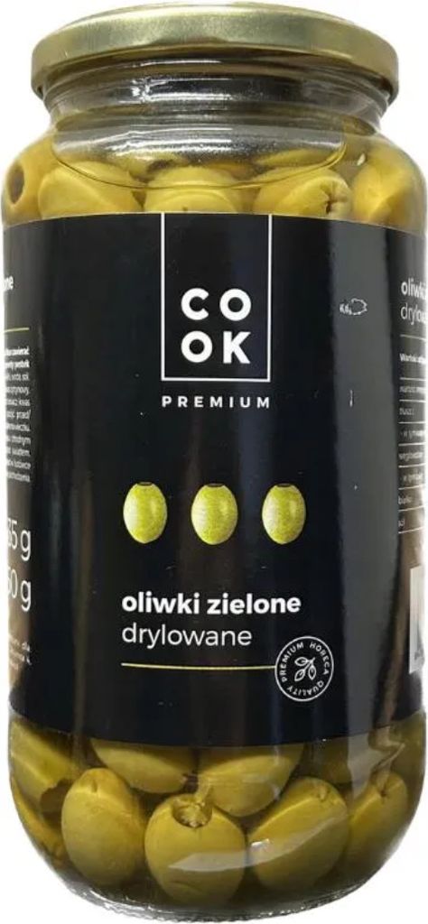 Getrocknete grüne Oliven 935g - Cook Premium
