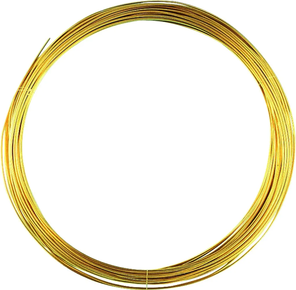 Fil de Laiton pour Sculpture et Montage de Bijoux 1,0mm Longueur 3m