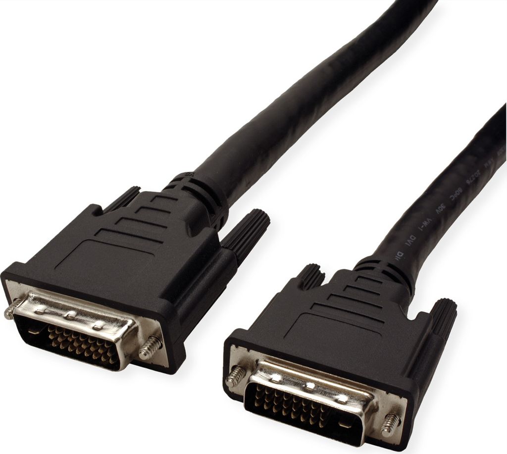 ROLINE Monitorkabel DVI, ST-ST, (24+1) dual link, 15 m