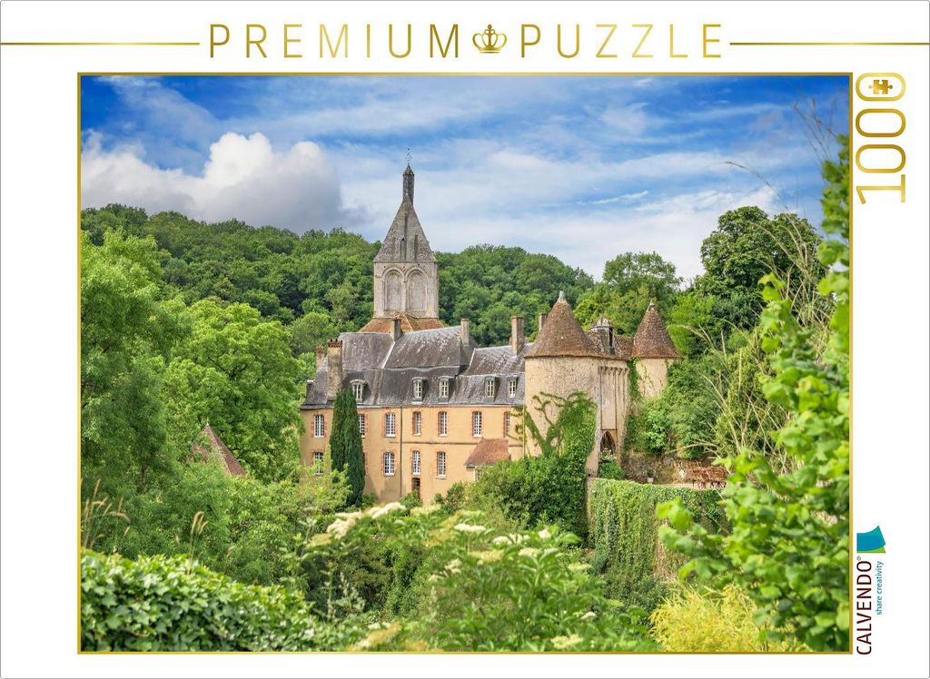 CALVENDO Puzzle Gargilesse Dampierre | 1000 Teile Lege-Größe 64x48cm Foto-Puzzle für glückliche Stunden