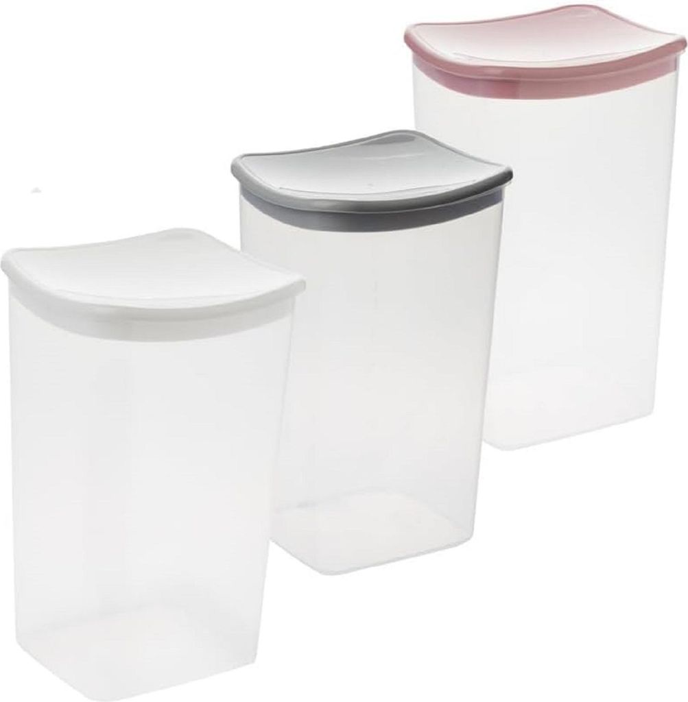 3er-Set Vorratsdosen 2 L Frischhaltedosen Müslidosen