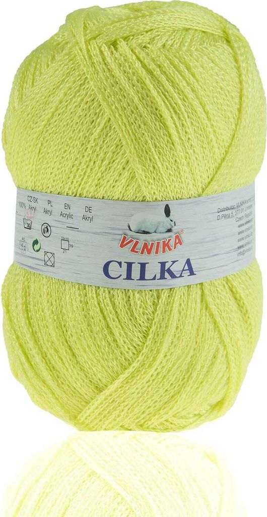 100g Strickgarn CILKA by VLNIKA Klassikgarn Strickwolle Häkelgarn Sommergarn