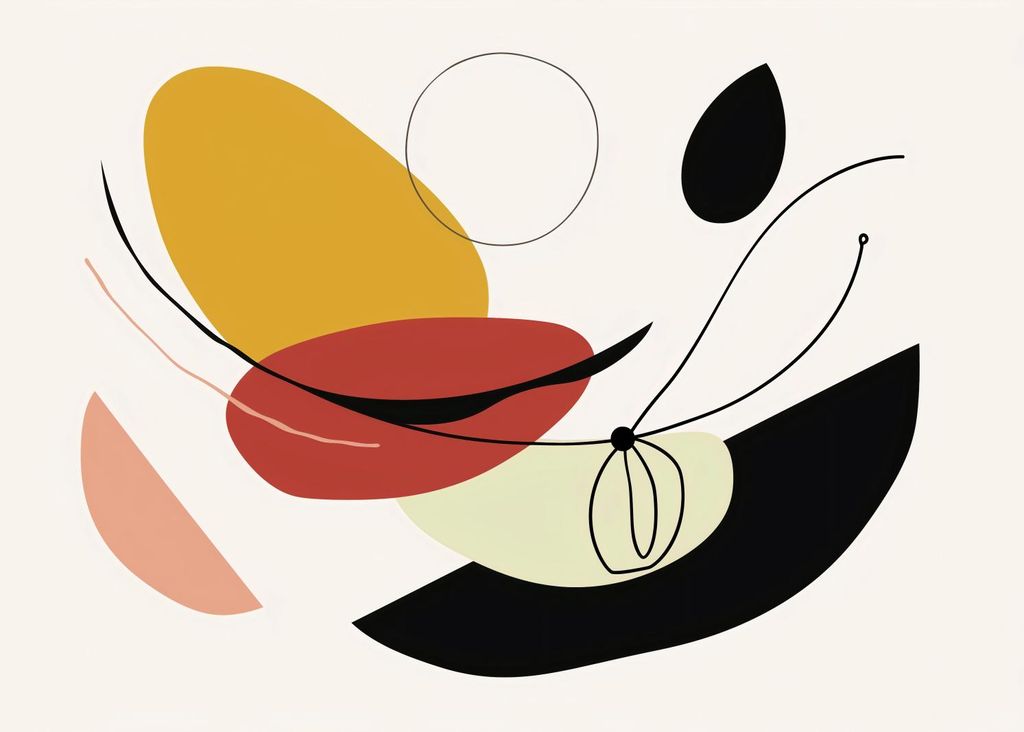 Plakat 70x50cm Geometrische Krümmung