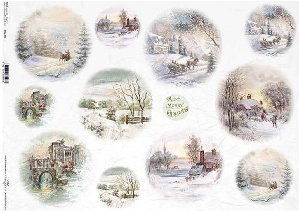 ITD Reispapier Decoupage Bastelpapier Produktbild 