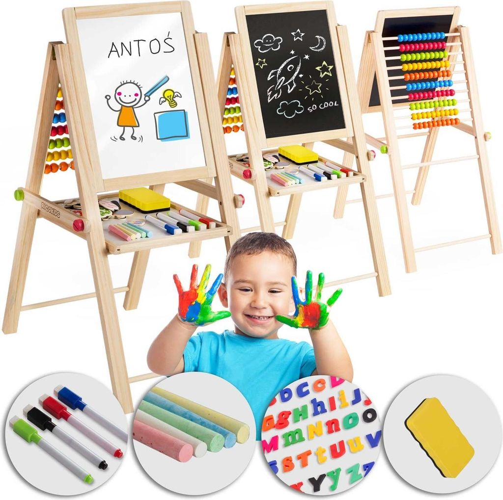 Zusammenklappbare magnetische Tafel Ricokids