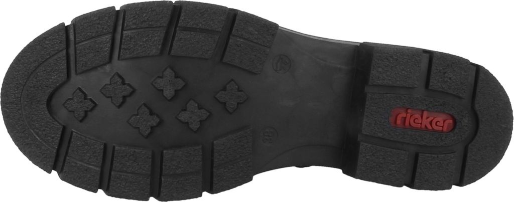 Rieker damskie sznurowane buty czarne Zdjęcie produktu 5