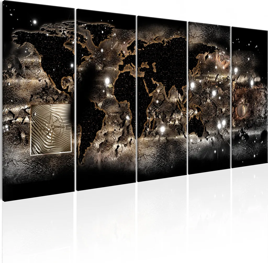 Quadro su Tela Earth Glow 200x80 cm - L'Emozione della Terra in Casa