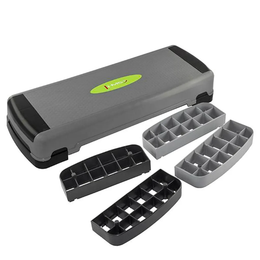Stepper aérobic HMS AS005 gris et noir pour fitness à la maison