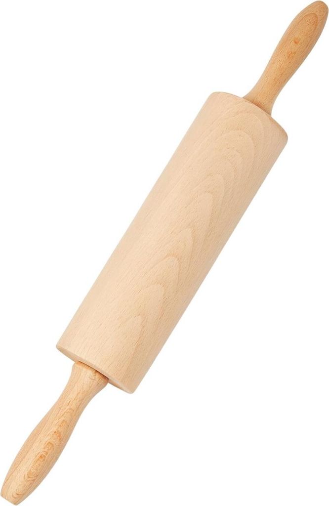 Drehbares Nudelholz 38 cm | Küchen-Nudelholz aus Holz | Produktbild 