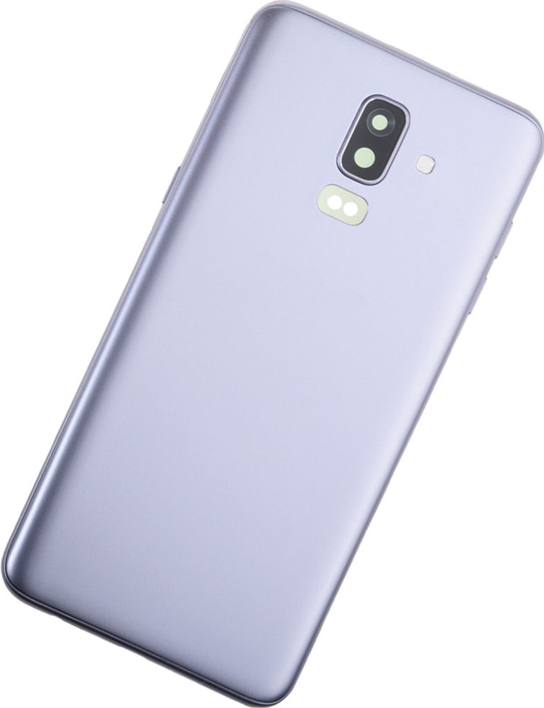 Für Samsung Galaxy J8 SM-J810F Akkudeckel Back Cover Mit Kameralinse Grau