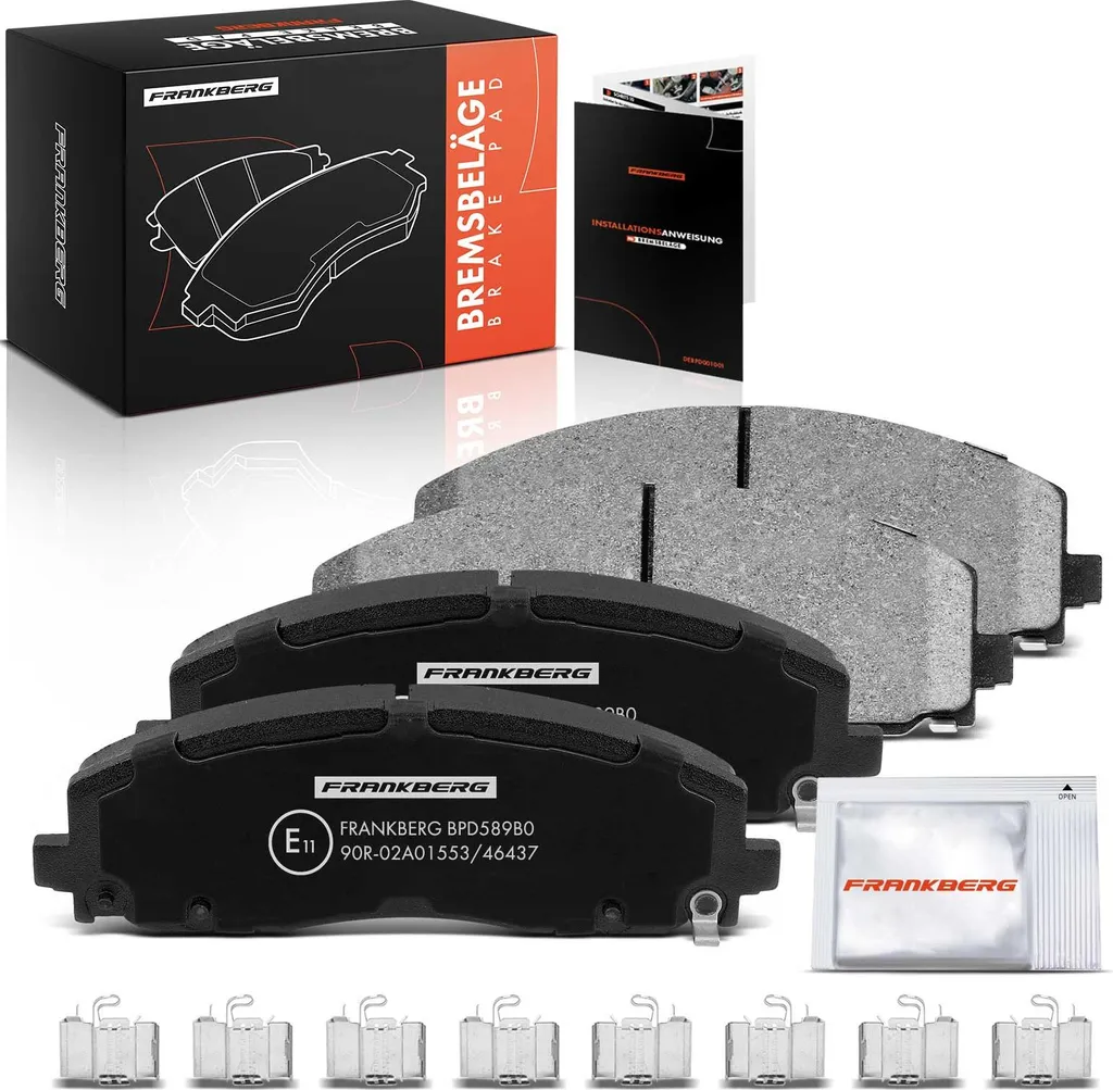 Frankberg 4x Plaquettes de Frein Avant pour Chrysler Grand Voyager V