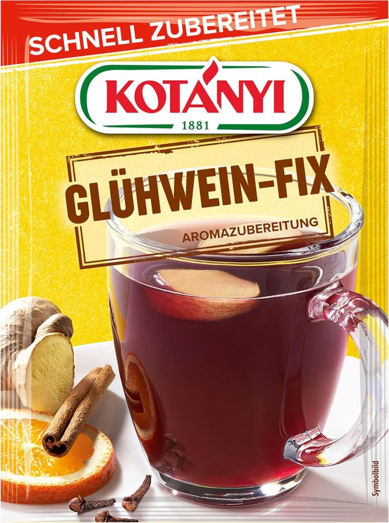 Kotanyi Glühwein-Fix Gewürz-Aromazubereitung 37g Produktbild 