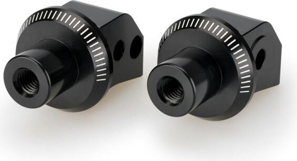 PUIG 8783N Vintage Fußrasten passend fuer HONDA CRF1100L AFRICA TWIN ADVENTURE SPORTS Schwarz