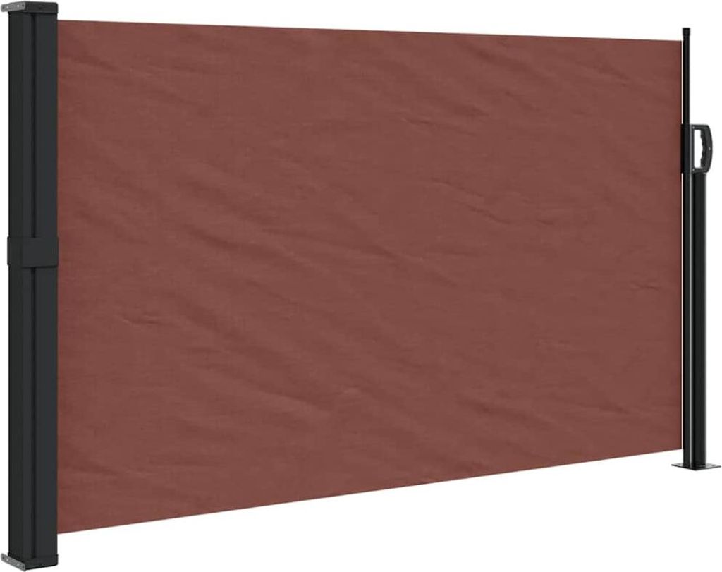 vidaXL Seitenmarkise Ausziehbar Braun 117x300 cm