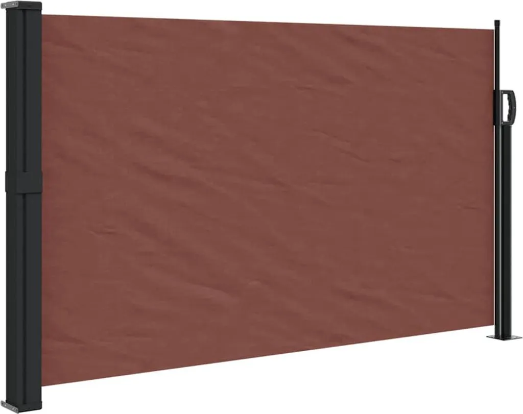 vidaXL Paravento Laterale Marrone 117x300 cm | Protezione Sole e Vento