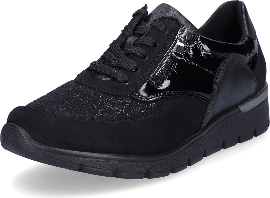 Waldläufer Damen Schnürschuh schwarz 7,5 Produktbild 