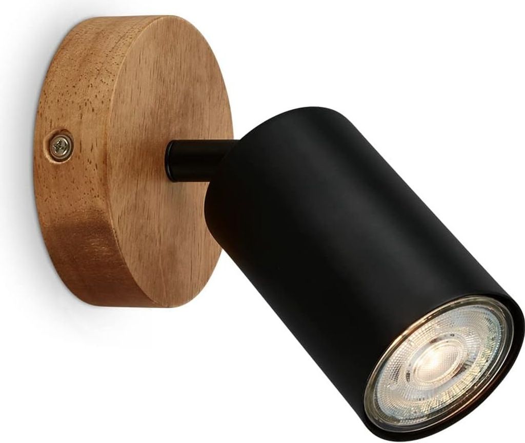 Wandlampe Wandleuchte retro rustikal 1xGU10 9W Ø9 cm Produktbild 