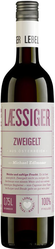 Laessiger Zweigelt Kirschen und Zwetschken trocken (1x0,75l Produktbild 