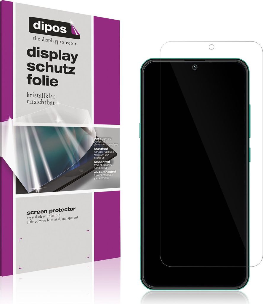 6x Schutzfolie für Hisense Infinity E40 Lite klar Displayschutzfolie Folie Display Schutz dipos