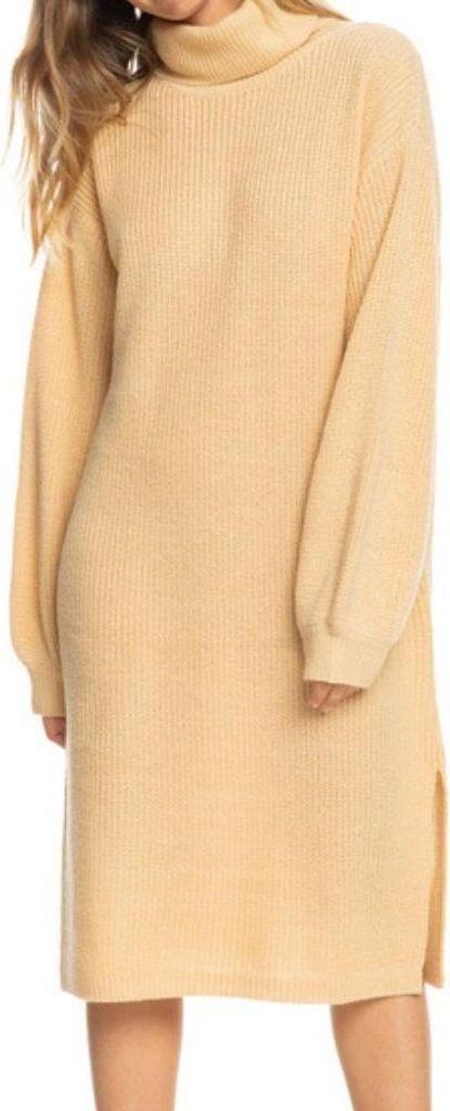 Roxy Silver Tones Beige Pullover Midriff