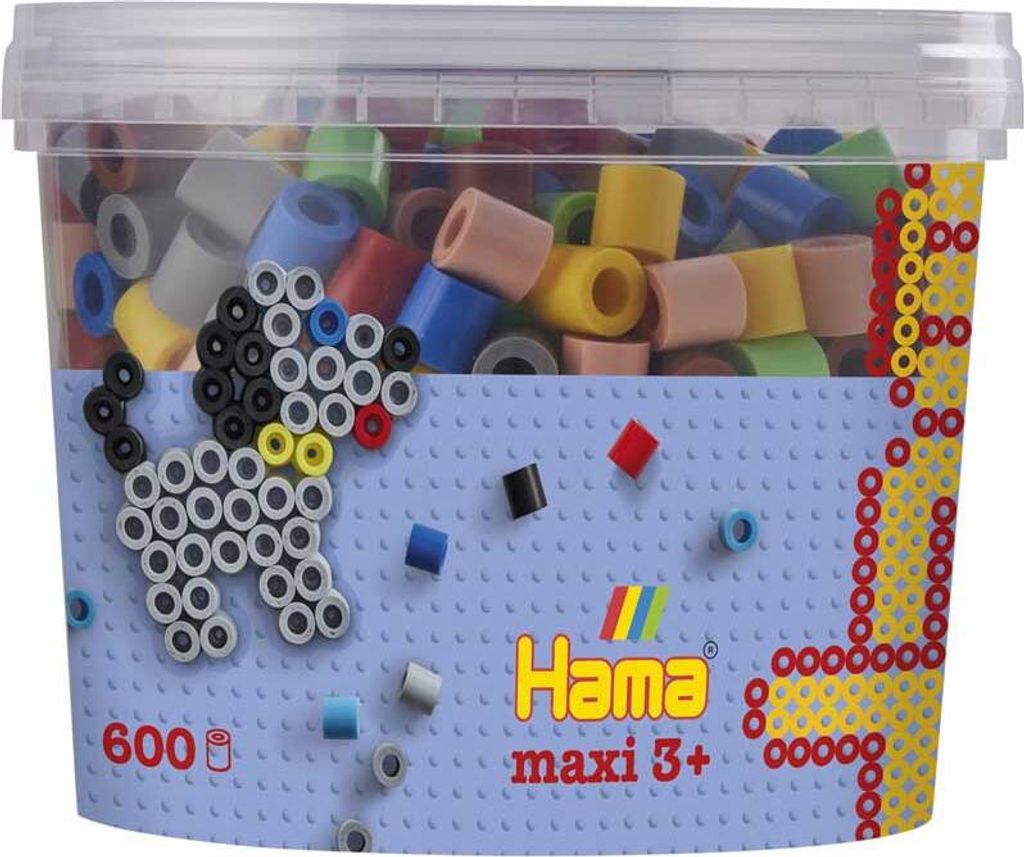 Hama 8573, Tube bead, Mehrfarbig, 600 Stück(e)