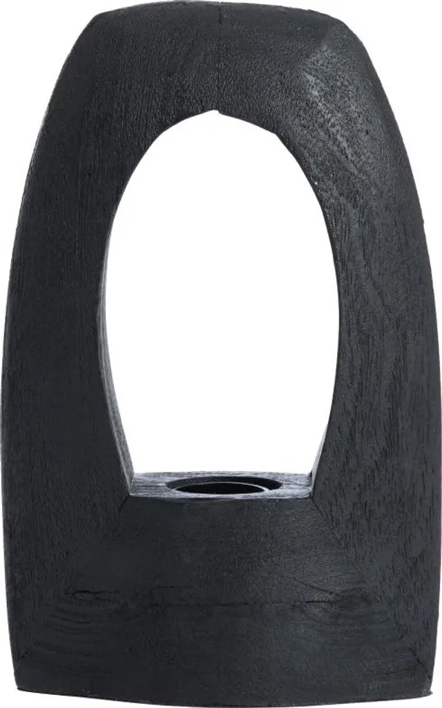 Light & Living Lampada Comodino Carini Legno Nero E27 7041812
