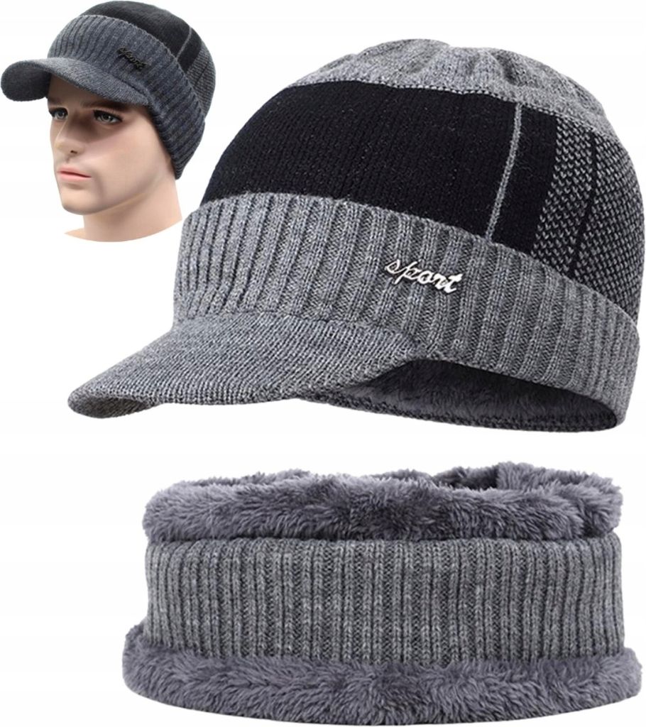 Winterausrüstung - Isoliertes Winterset für Männer - Schutz Produktbild 