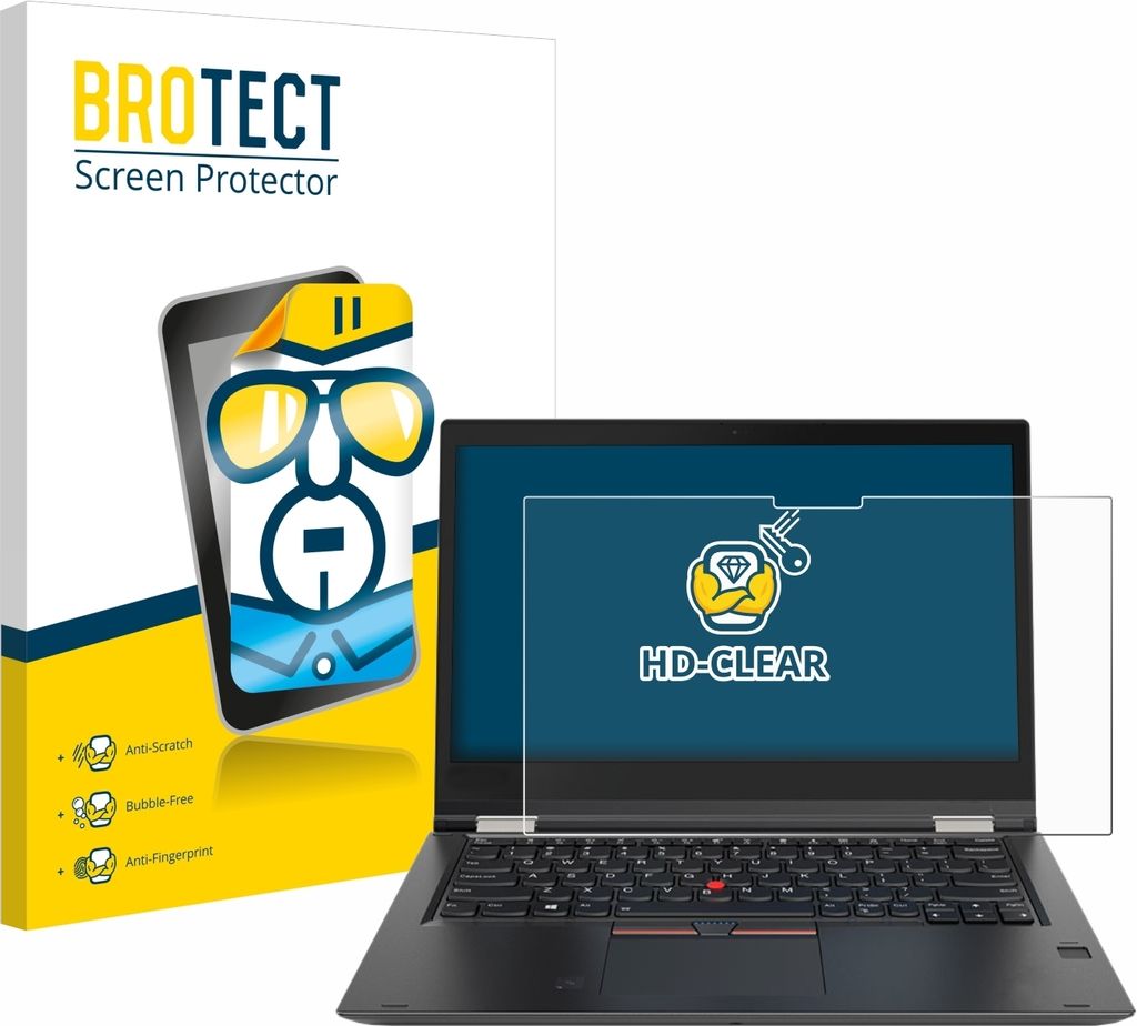 Für Lenovo ThinkPad Yoga X380 Schutzfolie BROTECT Displayschutz Display Schutz Folie Klar Transparent