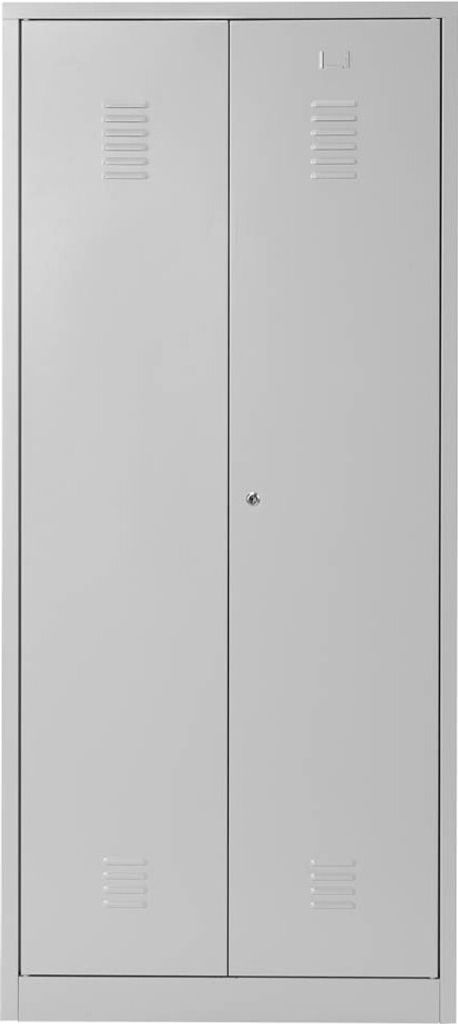 Gürkan Putzmittelschrank 104527 lichtgrau 80,0 x 50,0 x 180,0 cm