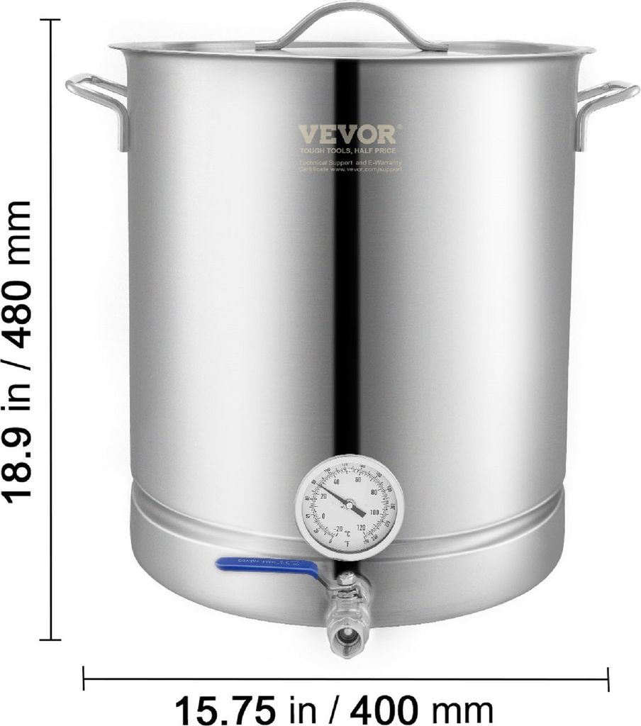 VEVOR bollitore per birra Sistema per la produzione di Immagine del prodotto 