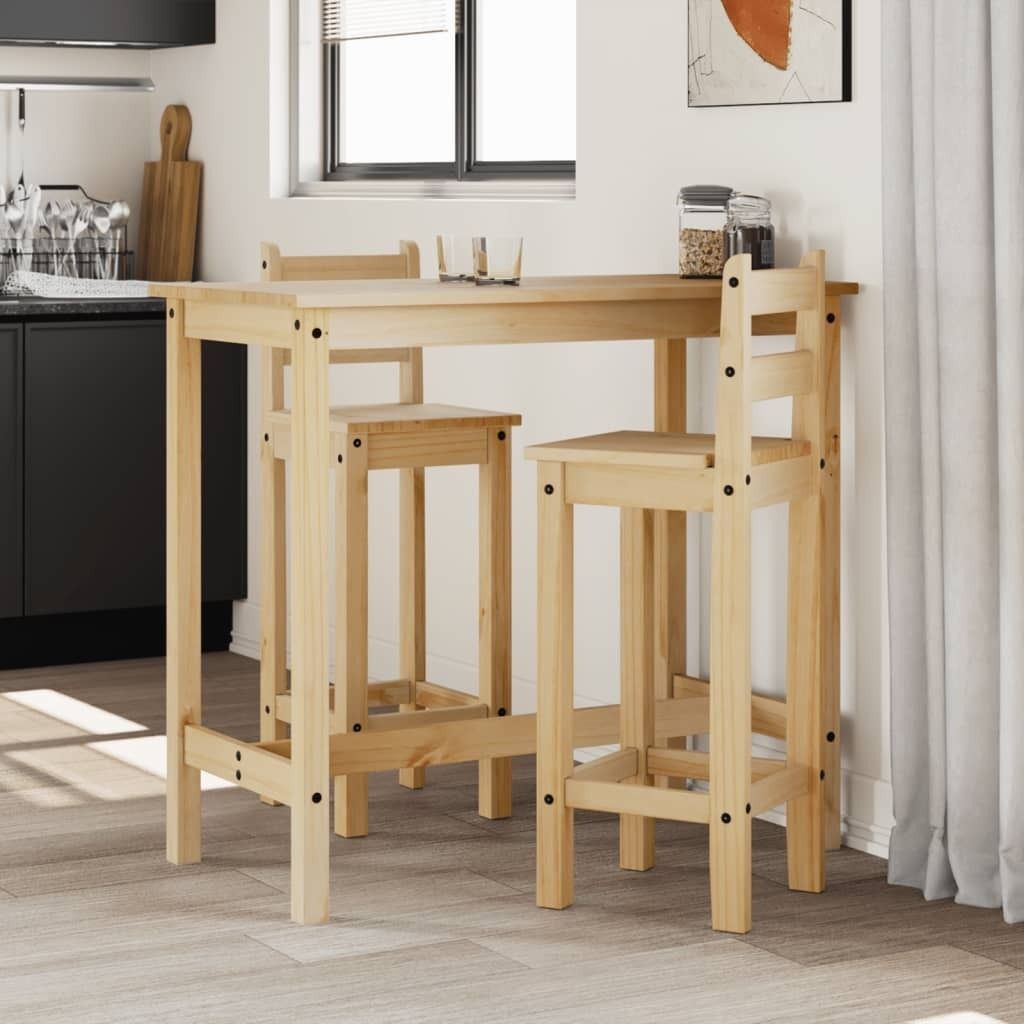 "2026 Aktion"Barstühle 2 Stk. - Bistrohocker Barstühle für Küche Massivholz Kiefer GermanyMöbel 33227 - Esszimmer