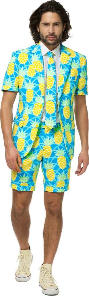 Sommer Shineapple Kostüm Anzug - Ananas Outfit Größe: 46 Produktbild 