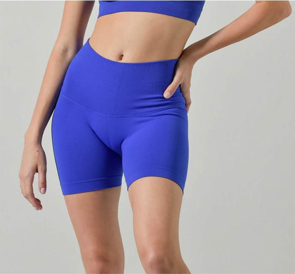 Bmymoon Galactic Kurze Leggings Blau S-M Damen Blau S-M