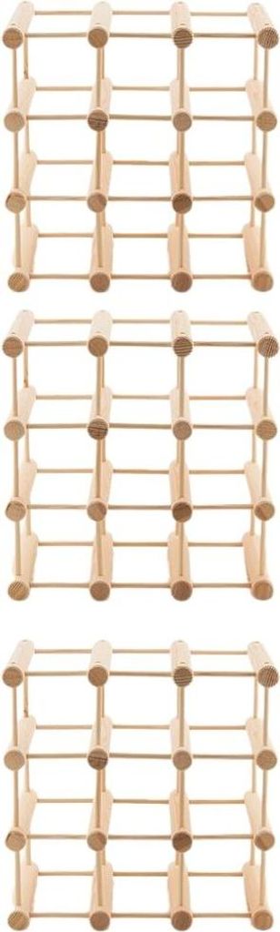 Modulares Weinregal VINOTECA MOD | HxBxT 36x36x24cm | 3x 9 Produktbild 