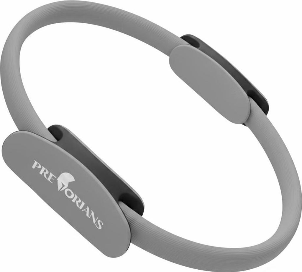 Pilates Ring mit Doppelgriff 37 cm bauchmuskeltraining Fitness Grau
