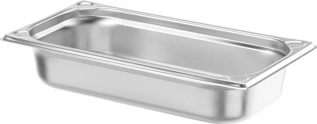 HENDI GN 1/3 Vaschetta Inox 65mm - Capacità 2,5L per Uso Intensivo