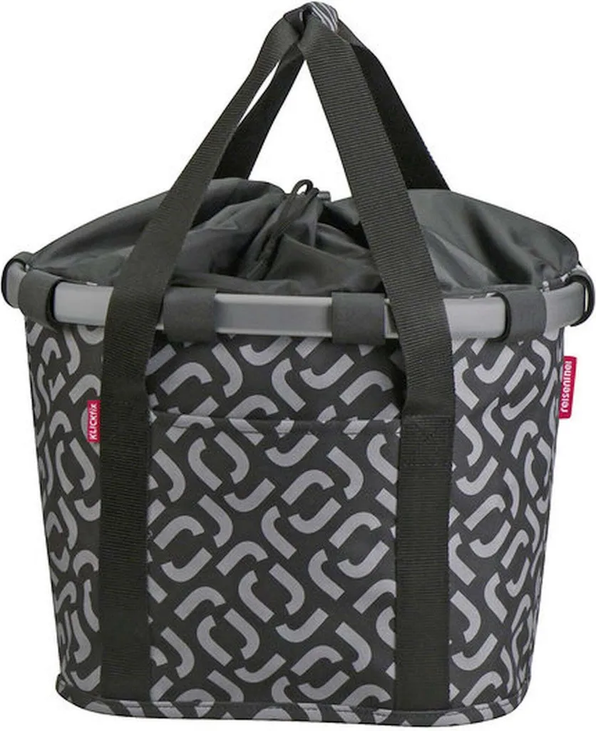 Panier Guidon Klickfix Bike Basket Signature Black Amovible et Robuste