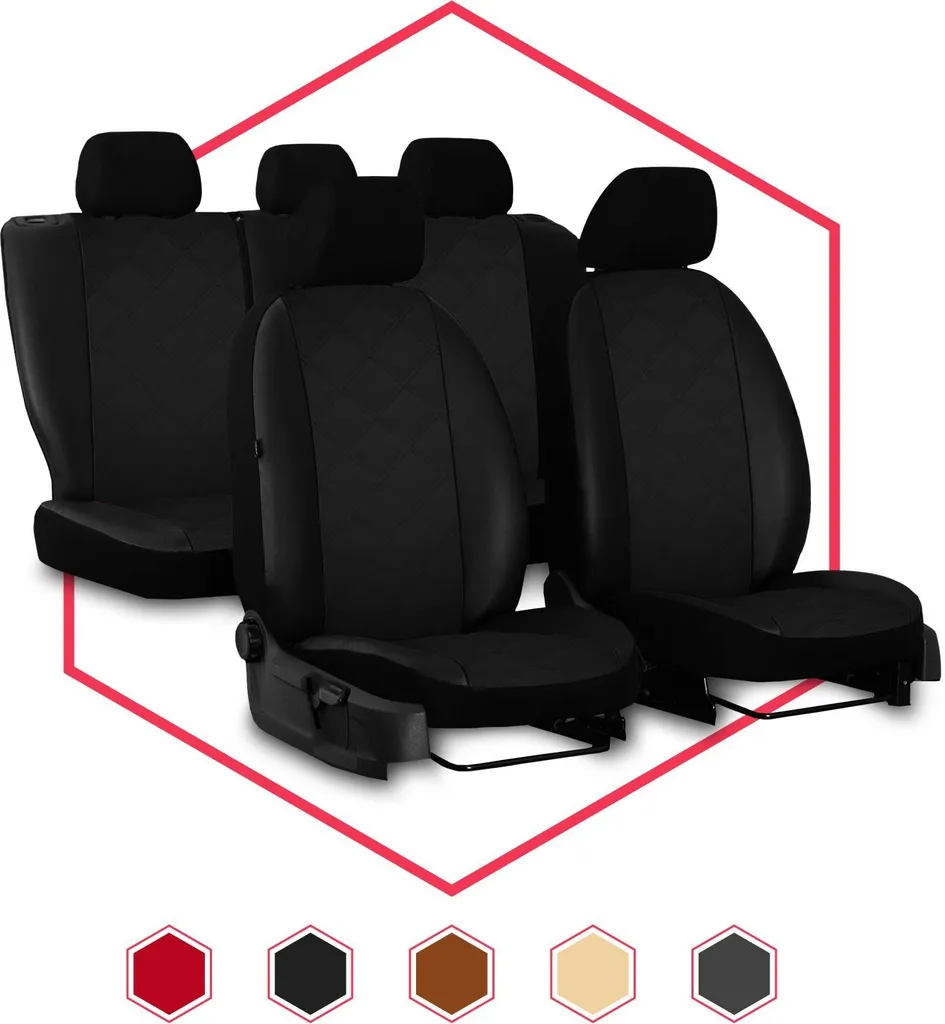 Set Coprisedile Universale Nero per VW Lupo: Protezione Protettore