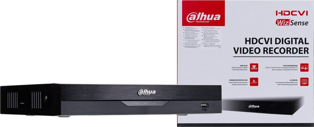 Dahua Technology XVR5116HS-I3 - Schwarz - 3840 x 2160 Pixel Produktbild 