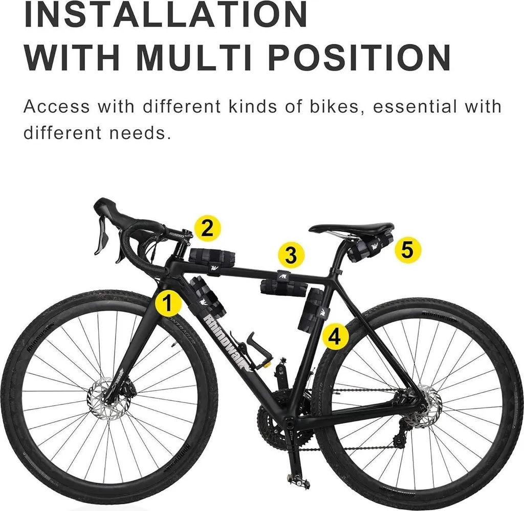 Rangement de selle vélo étanche avec compartiments de réparation - 6