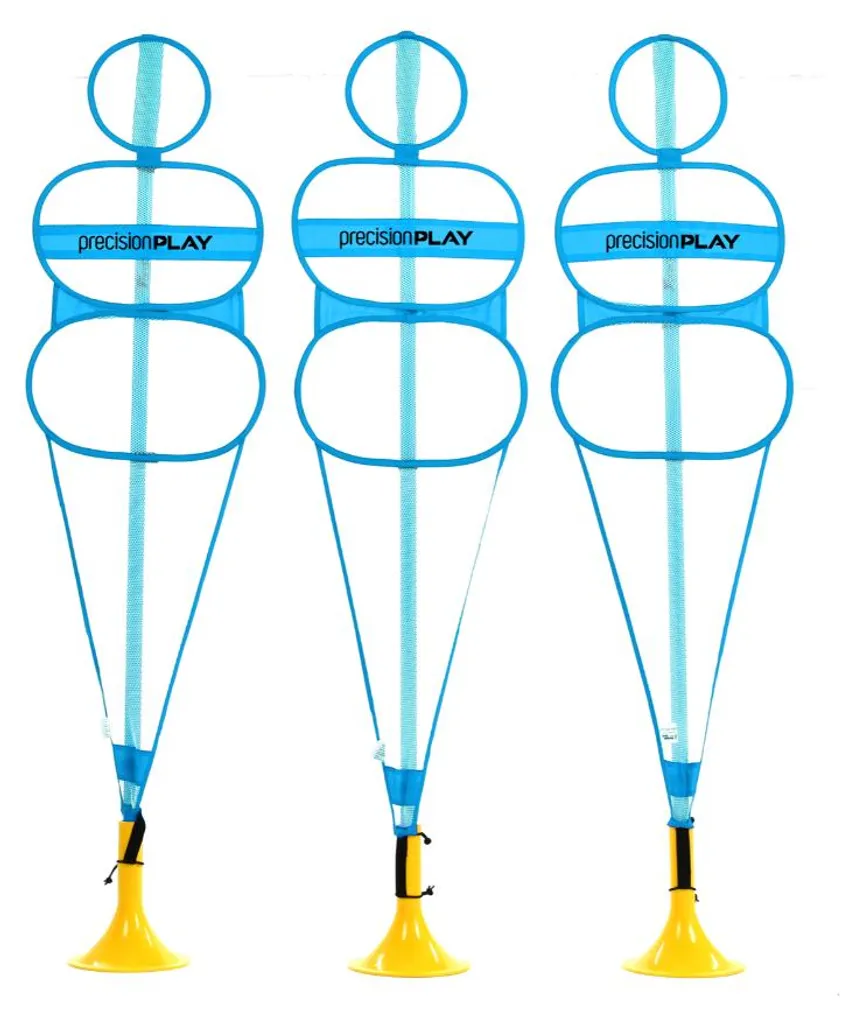 Set 3 Mannequins Football 170 cm - Modèle Pop Up Flexible et Résistant