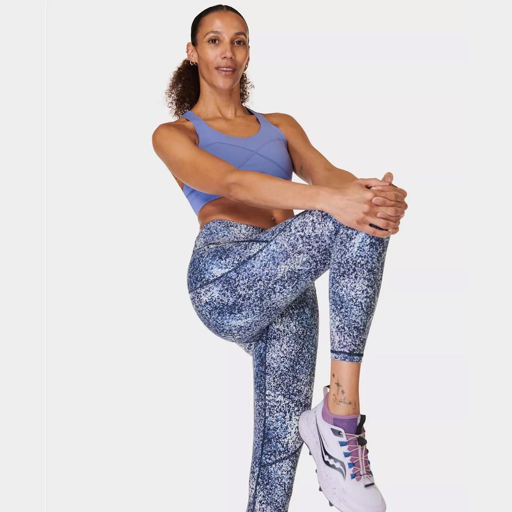 SWEATY BETTY Power 7/8 Workout Leggings BLAU XL