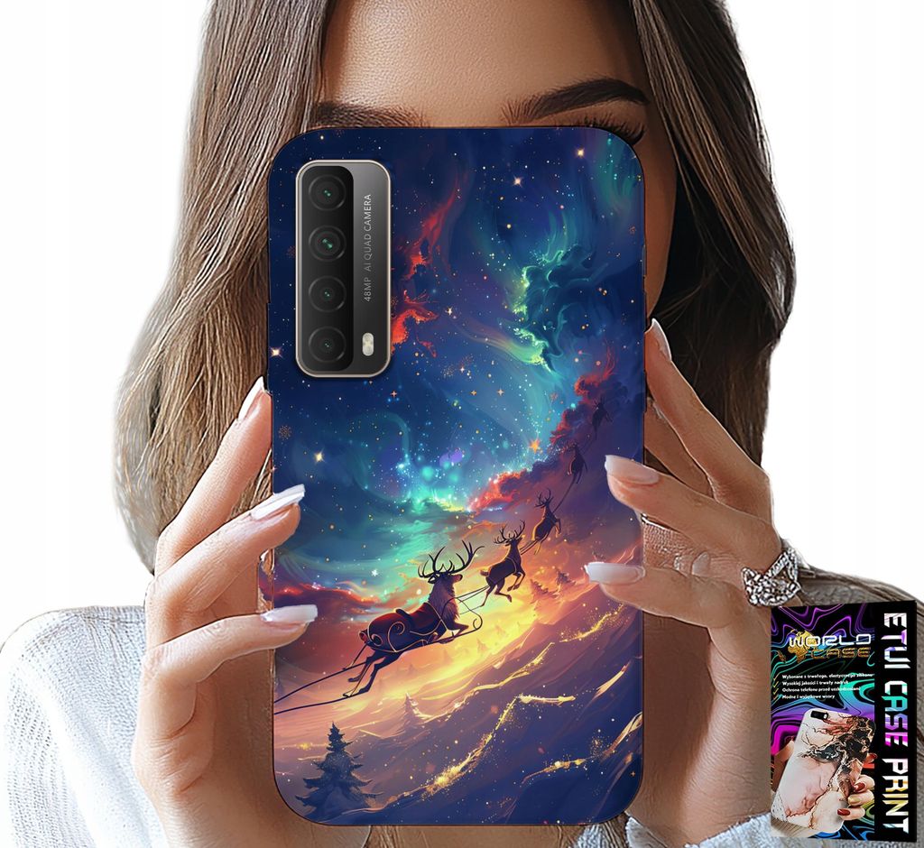 Hülle Für Huawei P Smart 2021 - Rentier Süsse Rentier Weihnachten Design