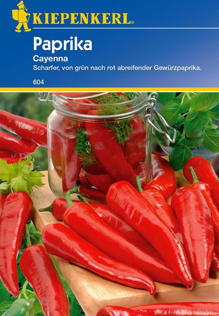 Kiepenkerl Paprikasamen De Cayenne
