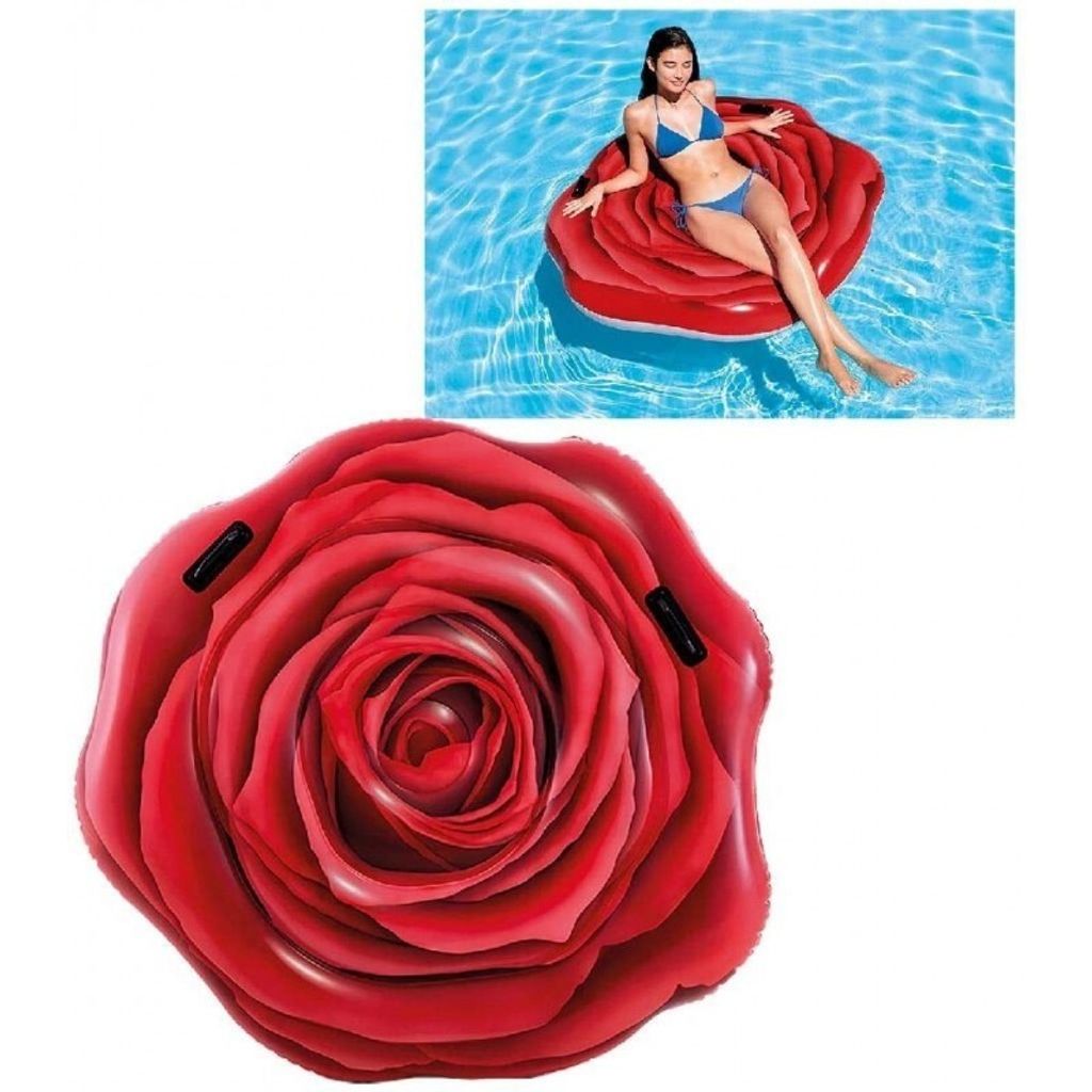 INTEX Luftmatratze 137 x 132 cm Rose, aufblasbar Produktbild 